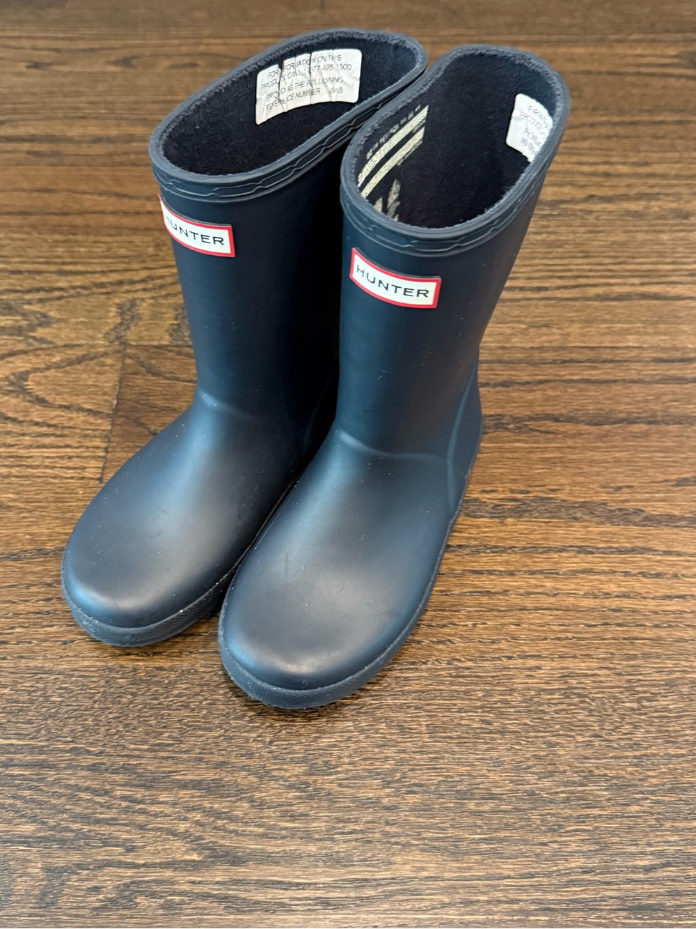 Hunter Kids' navy Rain Boots